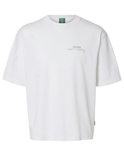 ANNARR - ANROkholm Logo T-Shirt - Brilliant White